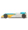 Cruz Racing Car Bed in Yellow Colour