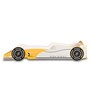 Cruz Racing Car Bed in Yellow Colour