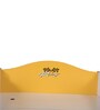 Cruz Racing Car Bed in Yellow Colour
