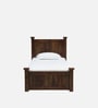 Cartagena Sheesham Wood Single Bed In Scratch Resistant Provincial Teak Finish