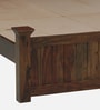 Cartagena Sheesham Wood Single Bed In Scratch Resistant Provincial Teak Finish