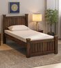 Cartagena Sheesham Wood Single Bed In Scratch Resistant Provincial Teak Finish