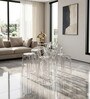 Crystal  Acrylic Finish  End Table (Set of 6)