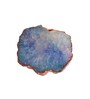 Crystal Blue Stone Set of 4 Table Coasters