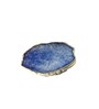 Crystal Blue Stone Set of 2 Table Coasters