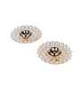 Crystal Brass Dia Set of 2