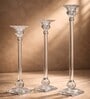Crystal Celeste Transparent Candle Stand