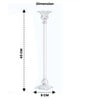 Crystal Celeste Transparent Candle Stand