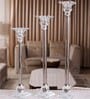 Crystal Celeste Transparent Candle Stand