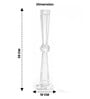 Crystal Central Orb Transparent Candle Stand