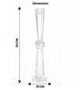 Crystal Central Orb Transparent Candle Stand