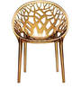 Crystal Plastic Chair in Umbra Colour