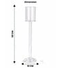 Crystal Columnar Transparent Candle Stand