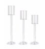 Crystal Columnar Transparent Candle Stand