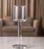 Crystal Columnar Transparent Candle Stand