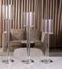 Crystal Columnar Transparent Candle Stand