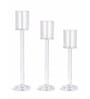 Crystal Columnar Transparent Candle Stand