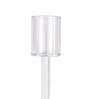 Crystal Columnar Transparent Candle Stand
