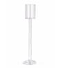 Crystal Columnar Transparent Candle Stand