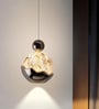 Crystal Crown Retractable LED Pendant Light