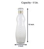 Crystal Design 1 Ltr Plastic (Set Of 6 ) Water Bottle