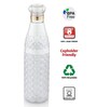 Crystal Design 1 Ltr Plastic (Set Of 6 ) Water Bottle