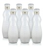 Crystal Design 1 Ltr Plastic (Set Of 6 ) Water Bottle