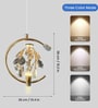 Crystal Droplets Retractable LED Pendant Light