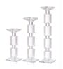 Crystal Elegance Transparent Candle Stand
