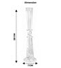 Crystal Elegance Transparent Candle Stand