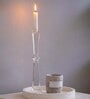 Crystal Elegance Transparent Candle Stand