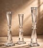 Crystal Elegance Transparent Candle Stand