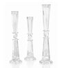 Crystal Elegance Transparent Candle Stand