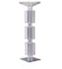 Crystal Elegance Transparent Candle Stand
