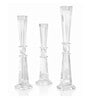 Crystal Elegance Transparent Candle Stand
