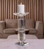 Crystal Elegance Transparent Candle Stand