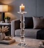 Crystal Elegance Transparent Candle Stand