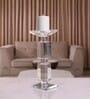 Crystal Elegance Transparent Candle Stand
