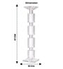 Crystal Elegance Transparent Candle Stand