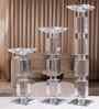 Crystal Elegance Transparent Candle Stand