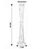 Crystal Elegance Transparent Candle Stand