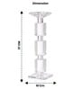 Crystal Elegance Transparent Candle Stand