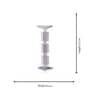 Crystal Elegance Transparent Candle Stand