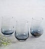 (Set Of 6) Crystal Glass Lead Free Black Cocktail Glass