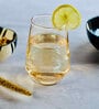 (Set Of 6) Crystal Glass Lead Free Golden Cocktail Glass