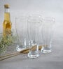 (Set Of 6) Crystal Glass Lead Free Beer Glass