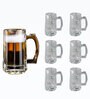 (Set Of 6) Crystal Glass Lead Free Beer Mug