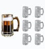 (Set Of 6) Crystal Glass Lead Free Beer Mug