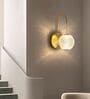 Crystal Globe Wall Light