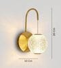 Crystal Globe Wall Light